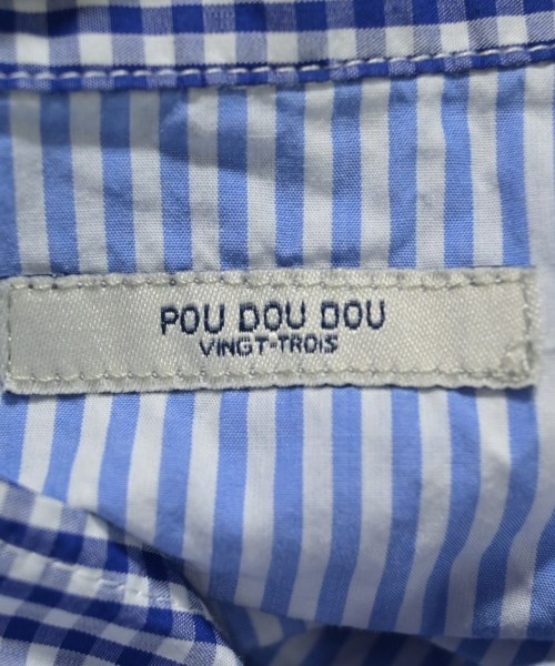 POU DOU DOU（プードゥドゥ）カジュアルシャツ 青 サイズ:M レディース/2200665557095