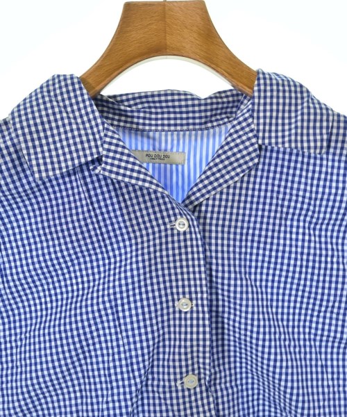 POU DOU DOU（プードゥドゥ）カジュアルシャツ 青 サイズ:M レディース/2200665557095