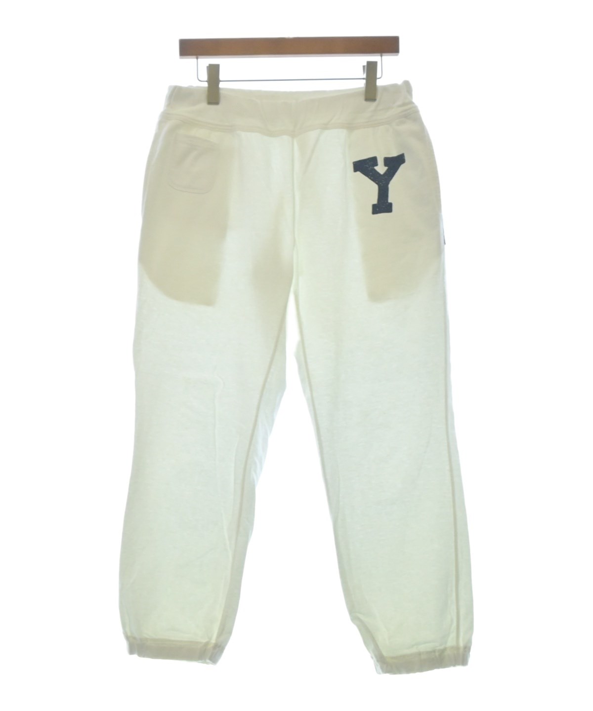 45R ホワイト スウェット トレーナー 45R（フォーティーファイブアール）スウェットパンツ 白 サイズ:4(L位