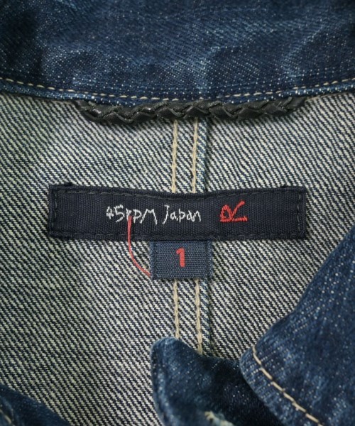 45R（フォーティーファイブアール）デニムジャケット 紺 サイズ:1(S位) メンズ/2200532866039