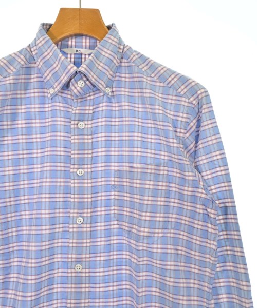 45R（フォーティーファイブアール）カジュアルシャツ 青 サイズ:3(L位) メンズ/2200623081198