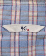 45R（フォーティーファイブアール）カジュアルシャツ 青 サイズ:3(L位) メンズ/2200623081198