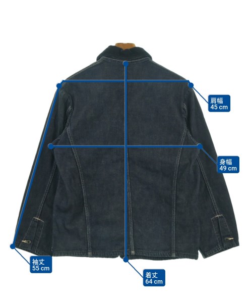 45R（フォーティーファイブアール）カバーオール 紺 サイズ:1(S位