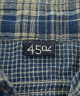 45R（フォーティーファイブアール）カジュアルシャツ 青 サイズ:4(XL位) メンズ/2200632835041