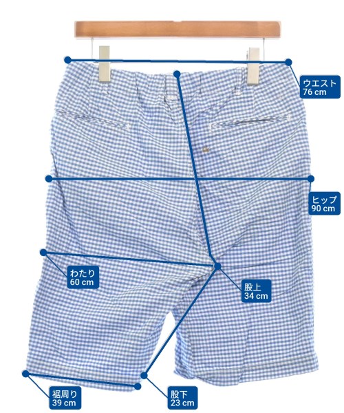 45R（フォーティーファイブアール）ショートパンツ 青 サイズ:2(M位) メンズ/2200608823027