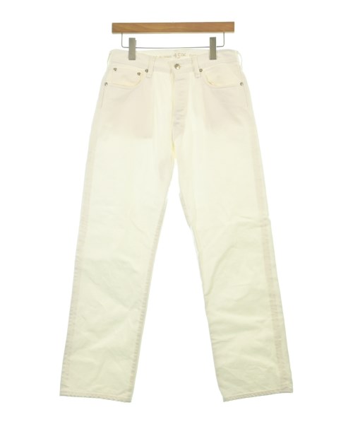 45R(フォーティーファイブアール)デニムパンツ 白 サイズ:31(M位)/2200672837104