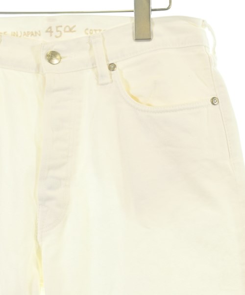 45R（フォーティーファイブアール）デニムパンツ 白 サイズ:31(M位) メンズ/2200672837104