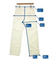 45R（フォーティーファイブアール）デニムパンツ 白 サイズ:31(M位) メンズ/2200672837104