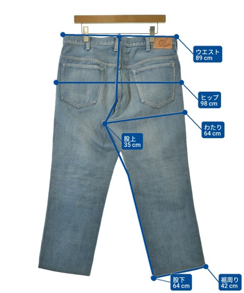 45R（フォーティーファイブアール）デニムパンツ 青 サイズ:-(XL位) メンズ/2200678188057