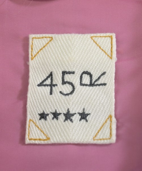 45R（フォーティーファイブアール）ステンカラーコート ピンク サイズ:4(XL位) メンズ/2200654715031