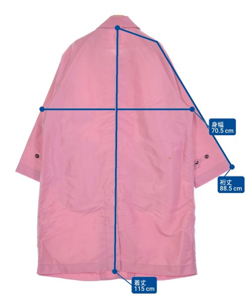 45R（フォーティーファイブアール）ステンカラーコート ピンク サイズ:4(XL位) メンズ/2200654715031