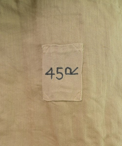 45R（フォーティーファイブアール）カジュアルジャケット ベージュ サイズ:5(XXL位) メンズ/2200647350065