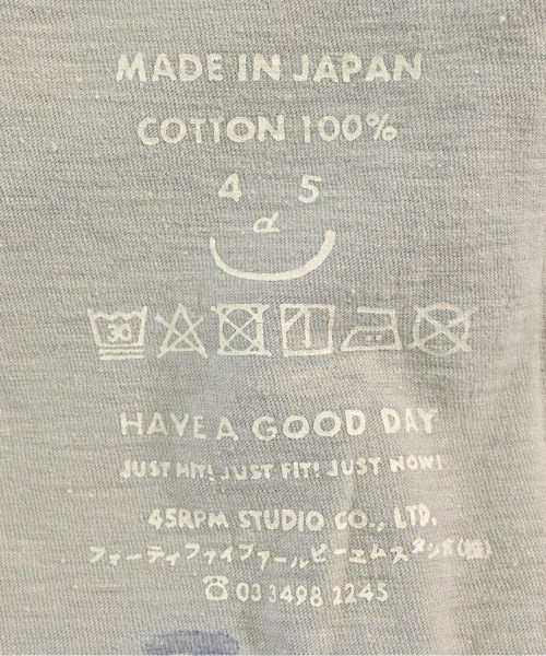 45R（フォーティーファイブアール）Tシャツ・カットソー ベージュ サイズ:2(M位) メンズ/2200647376041