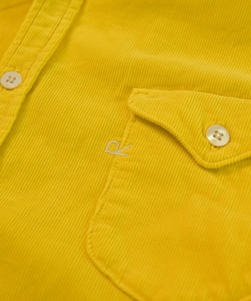 45R（フォーティーファイブアール）カジュアルシャツ 黄 サイズ:3(L位) メンズ/2200648284093