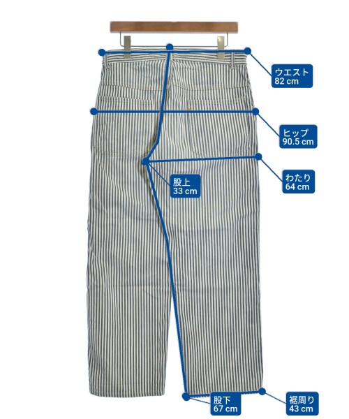 45R（フォーティーファイブアール）デニムパンツ 白 サイズ:-(M位) メンズ/2200640557034