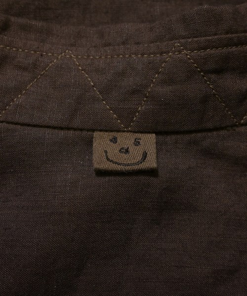 45R（フォーティーファイブアール）カジュアルシャツ 茶 サイズ:-(XL位) メンズ/2200639780214