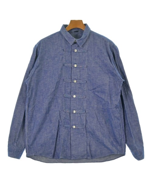 45R(フォーティーファイブアール)カジュアルシャツ 青 サイズ:-(L位)/2200649582013