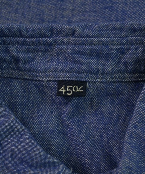 45R（フォーティーファイブアール）カジュアルシャツ 青 サイズ:-(L位) メンズ/2200649582013