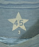 45R（フォーティーファイブアール）Tシャツ・カットソー 青 サイズ:3(L位) メンズ/2200703210135