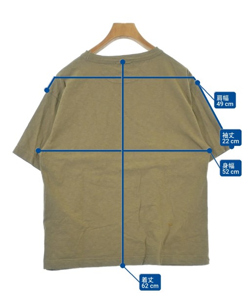 45R（フォーティーファイブアール）Tシャツ・カットソー カーキ サイズ:3(L位) メンズ/2200704865075