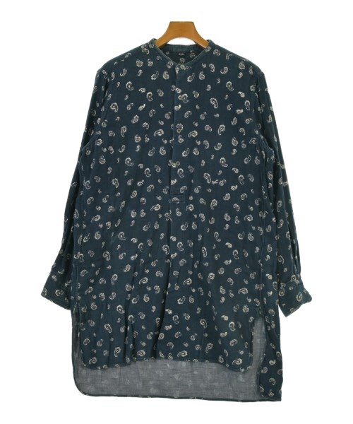 45R(フォーティーファイブアール)カジュアルシャツ 紺 サイズ:-(XL位)/2200664765040