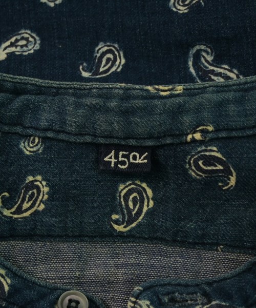 45R（フォーティーファイブアール）カジュアルシャツ 紺 サイズ:-(XL位) メンズ/2200664765040