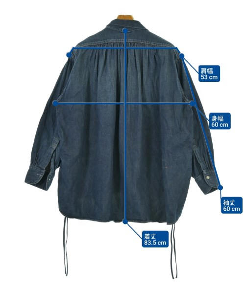 45R（フォーティーファイブアール）デニムジャケット 紺 サイズ:-(XXL位) メンズ/2200664765095