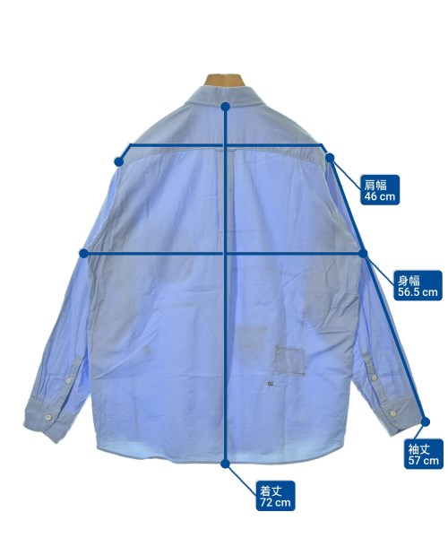 45R（フォーティーファイブアール）カジュアルシャツ 青 サイズ:-(L位) メンズ/2200671255015