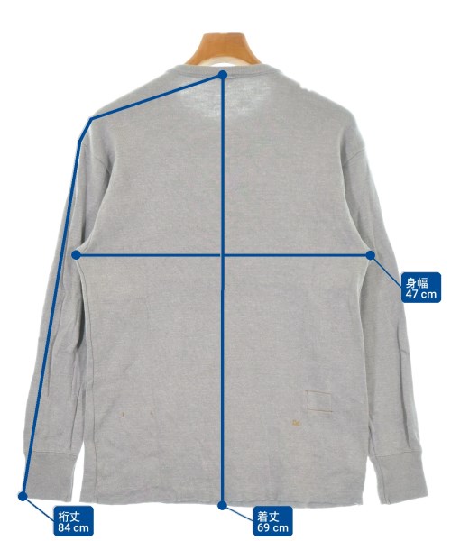 45R（フォーティーファイブアール）Tシャツ・カットソー グレー サイズ:-(XS位) メンズ/2200727845030