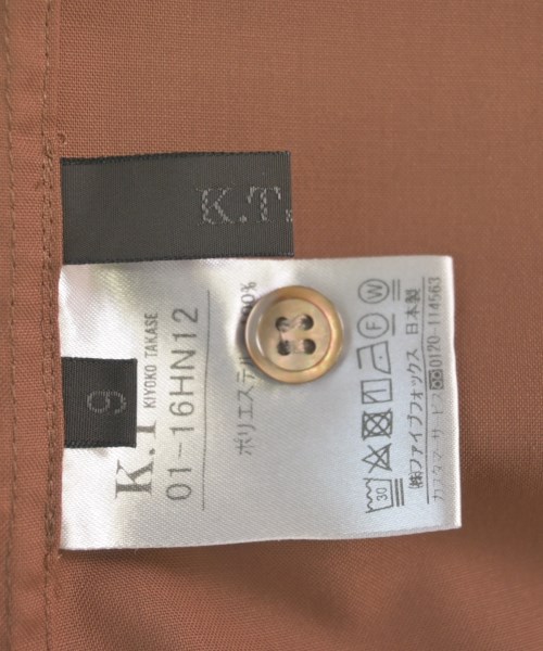 K.T（ケーティー）ブラウス 茶 サイズ:9(M位) レディース/2200610467066