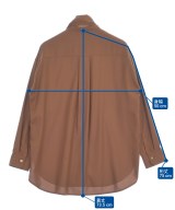 K.T（ケーティー）ブラウス 茶 サイズ:9(M位) レディース/2200610467066