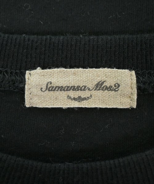 Samansa Mos2（サマンサモスモス）Tシャツ・カットソー 黒 サイズ:F レディース/2200553695700