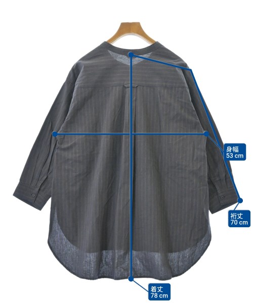 Samansa Mos2（サマンサモスモス）カジュアルシャツ グレー サイズ:F レディース/2200620493017