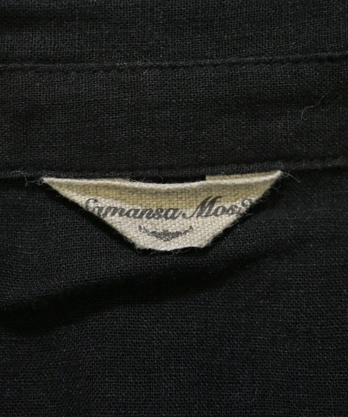 Samansa Mos2（サマンサモスモス）シャツワンピース 黒 サイズ:M レディース/2200622925059