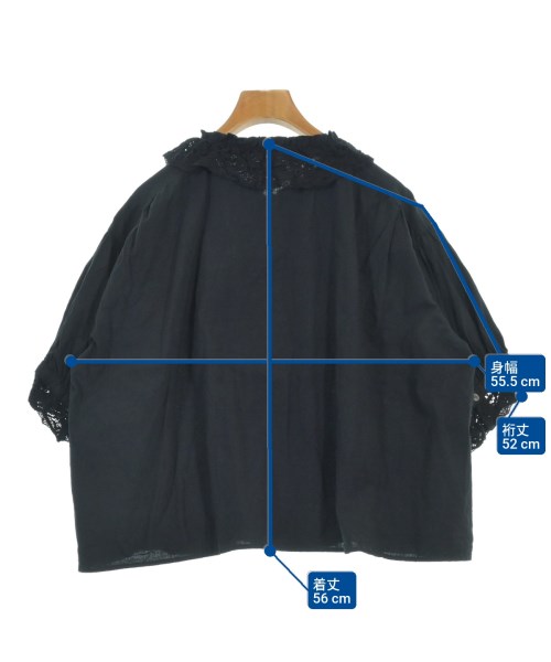 Samansa Mos2（サマンサモスモス）カジュアルシャツ 黒 サイズ:F レディース/2200622196152