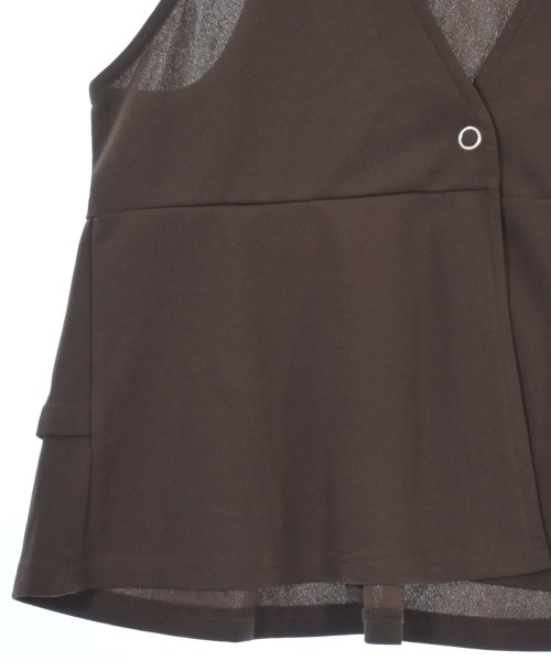 Samansa Mos2（サマンサモスモス）ベスト 茶 サイズ:F レディース/2200634910081