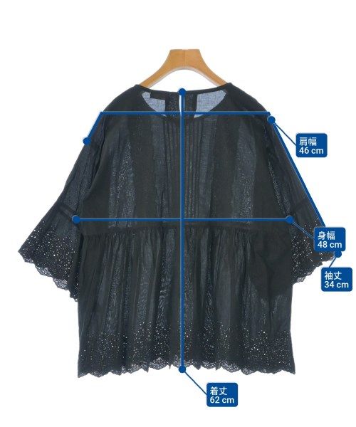 Samansa Mos2（サマンサモスモス）カジュアルシャツ 黒 サイズ:F レディース/2200626477165