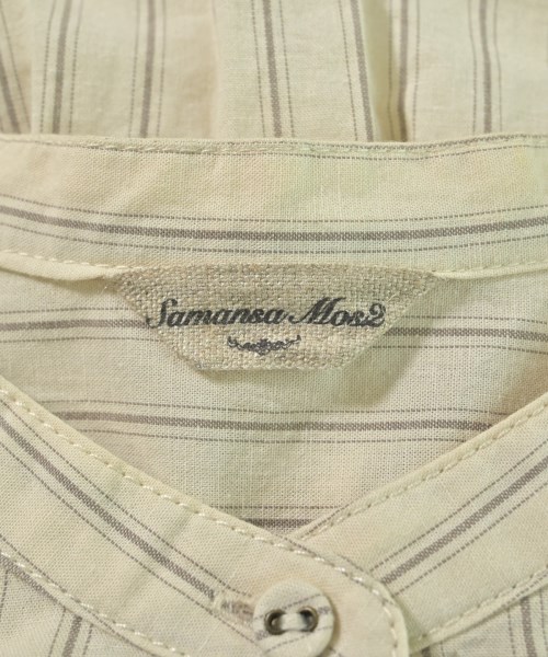 Samansa Mos2（サマンサモスモス）カジュアルシャツ 黄 サイズ:F レディース/2200632357079