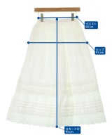 Samansa Mos2（サマンサモスモス）ロング・マキシ丈スカート 白 サイズ:F レディース/2200611713018