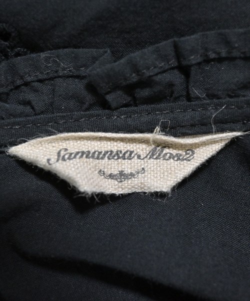 Samansa Mos2（サマンサモスモス）カジュアルシャツ 黒 サイズ:F レディース/2200611517029