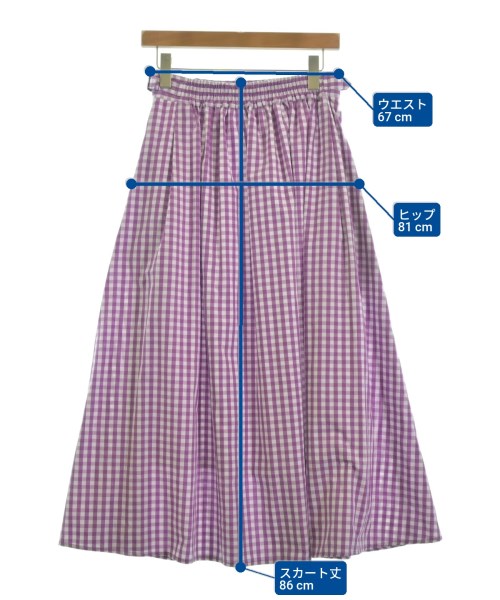 Samansa Mos2（サマンサモスモス）ロング・マキシ丈スカート 紫 サイズ:F レディース/2200615882666