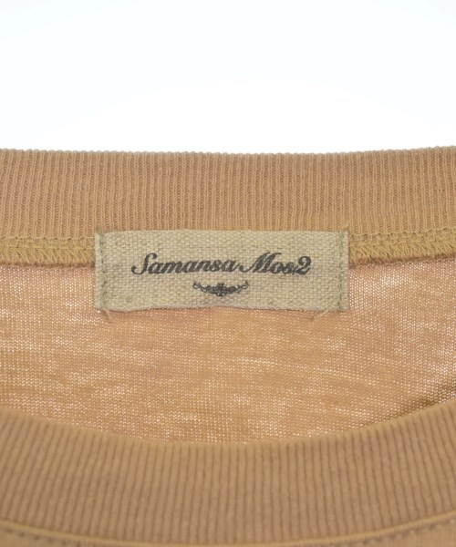 Samansa Mos2（サマンサモスモス）Tシャツ・カットソー ベージュ サイズ:F レディース/2200625351084