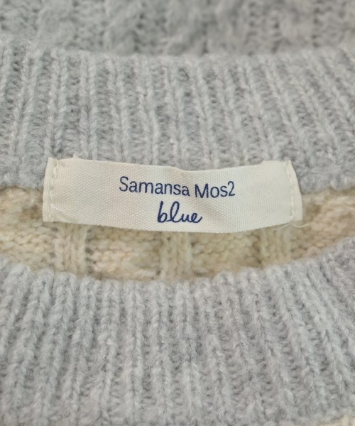 Samansa Mos2（サマンサモスモス）ニット・セーター 青 サイズ:F レディース/2200618024148