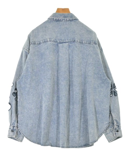 Samansa Mos2（サマンサモスモス）カジュアルシャツ 青 サイズ:F レディース/2200612289031