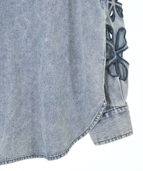 Samansa Mos2（サマンサモスモス）カジュアルシャツ 青 サイズ:F レディース/2200612289031