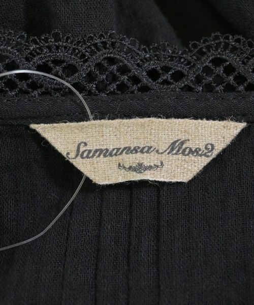 Samansa Mos2（サマンサモスモス）カジュアルシャツ 黒 サイズ:F レディース/2200615077055