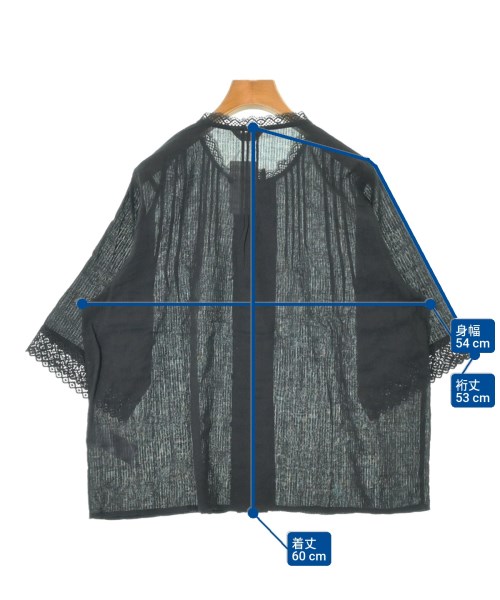 Samansa Mos2（サマンサモスモス）カジュアルシャツ 黒 サイズ:F レディース/2200615077055