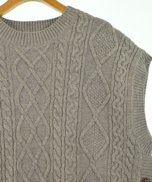 Samansa Mos2（サマンサモスモス）ベスト/ノースリーブ グレー サイズ:F レディース/2200618363049