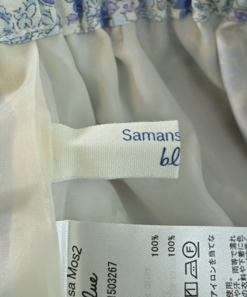 Samansa Mos2（サマンサモスモス）ロング・マキシ丈スカート 青 サイズ:F レディース/2200669066012