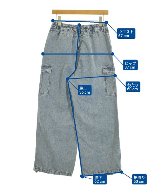 Samansa Mos2（サマンサモスモス）デニムパンツ 青 サイズ:S レディース/2200678247068